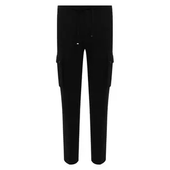 Брюки-карго из шерсти и вискозы Corneliani