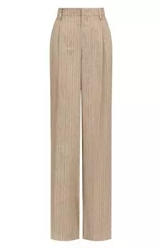 Брюки изо льна и хлопка Tagliatore 0205