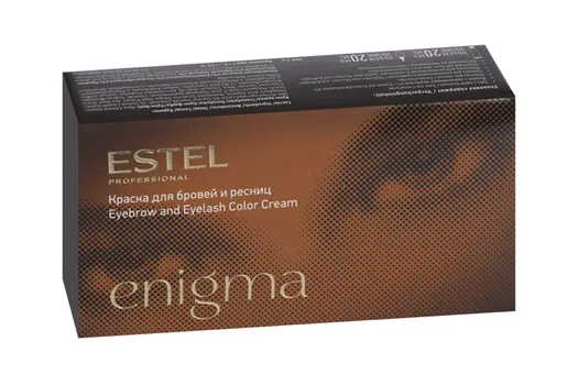 Краска ESTEL PROFESSIONAL д/бровей и ресниц professional enigma светло-коричневый 2 шт 20 мл