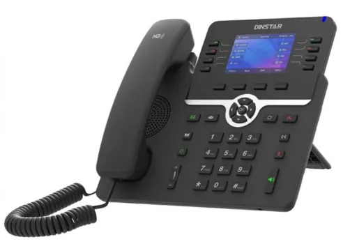 Телефон VoiceIP Dinstar C64GP 10/100/1000, 3,5" 4 SIP аккаунта, ЖК дисплей 480x320, 6 программируемых клавишь, поддерживаешь до 6ти панелей расширени