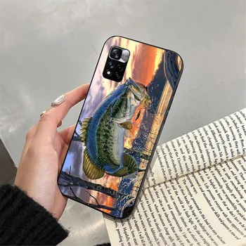 Чехол для телефона с рыболовными снастями для Xiaomi Redmi note 13 12 Pro 11S 11 10 Pro 10S 12S Redmi 10 13C 9C Redmi Note 11 11S 4G