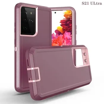 Чехол Armor Otter X Box 3 в 1 для Samsung Galaxy A55 S23 S22 S21 S20 S24 Ultra S10 S8 S9 Note 20 10, прочный, ударопрочный, цветной чехол For Galaxy S24PLUS розы красного