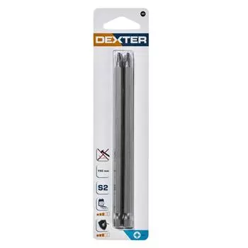 Бита крестовая Dexter XM49DT-3 PZ2x150 мм, 2 шт.