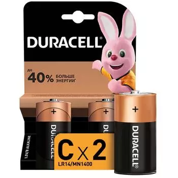 Батарейка алкалиновая Duracell C/LR14 2шт