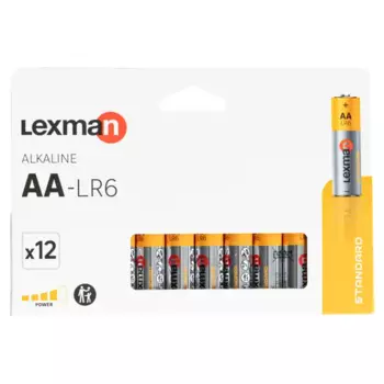 Батарейка алкалиновая Lexman LR6 AA 12 шт.