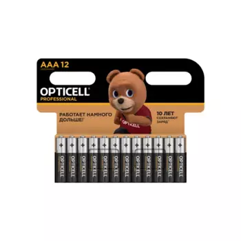 Батарейка Opticell Professional алкалиновая LR03 AAA 12 шт.