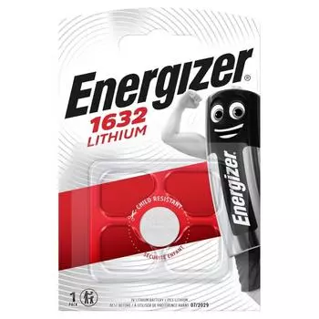 Батарейка литиевая Energizer CR1632, 1 шт.