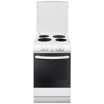 Плита электрическая HANSA FCEW53041, 50 см, эмалированная сталь, цвет белый