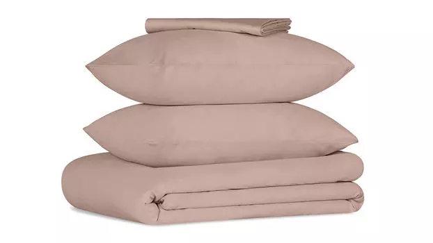 Комплект постельного белья Basic Twill, цвет Мокка