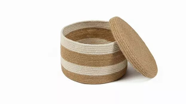 Корзина декоративная Askona Home Jute 30 20 см цвет натуральный