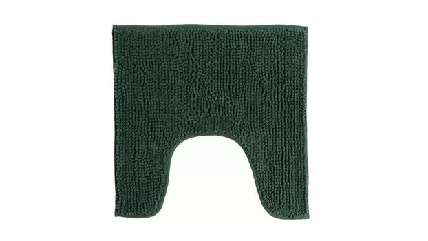 Коврик для туалета Chenille темно-зеленый