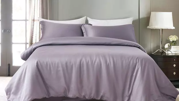 Комплект постельного белья Solid Tencel, цвет Лавандовый