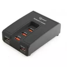 Зарядная станция сетевая Gembird MP3A-PC-02 220 В-5 В, USB 5 портов, 5 A суммарно