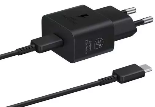 Зарядное устройство сетевое Samsung EP-T2510 25W 3A (PD) USB Type-C черный
