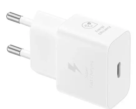 Зарядное устройство сетевое Samsung EP-T2510 25W, Type-C, white + cable
