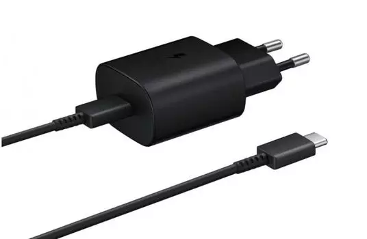 Зарядное устройство сетевое Samsung EP-TA800 25W Type-C cable Black