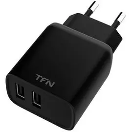 Зарядное устройство сетевое TFN WCRPD01 RAPID 5A QC/SCP black б/кабеля
