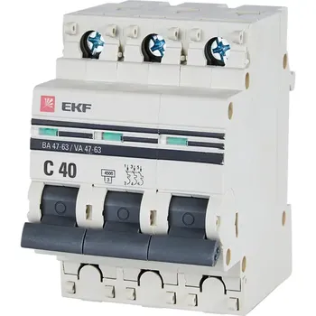 Автоматический выключатель EKF 40 A C40 4.5 kA