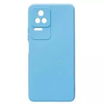 Чехол-накладка Activ Full Original Design для смартфона Xiaomi Poco F4, силикон, светло-синий (209957)