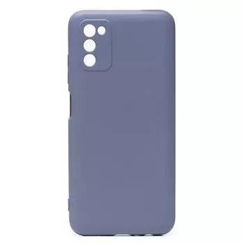 Чехол-накладка Activ Full Original Design для смартфона Samsung SM-A037 Galaxy A03s, пластик, серый (133593)