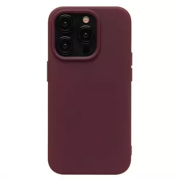 Чехол-накладка Activ Full Original Design для смартфона Apple iPhone 15 Pro, силикон, бордовый (220164)