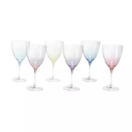 Набор бокалов для вина Bohemia Glass Арлекино 6 шт