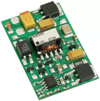 Преобразователь DC-DC модульный Mean Well NSD05-48S12 5 Вт, вход 18...72В DC, выход 12В/0,42А, изоля