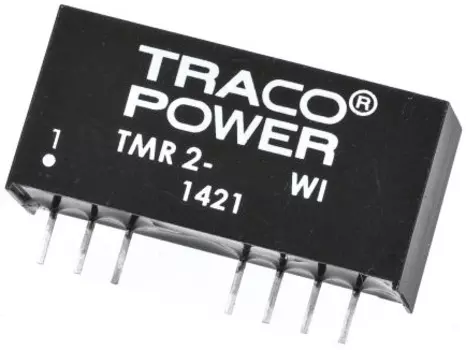 Преобразователь DC-DC модульный TRACO POWER TMR 2-2412WI Монтаж: на плату, SIP9; P вых: 2 Вт; #: 1; U вх: 9...36 В; Выход: 12 В; Возможности: ДУ
