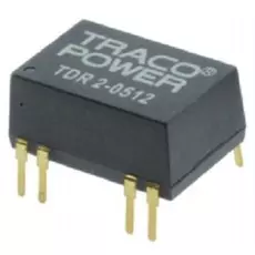 Преобразователь DC-DC модульный TRACO POWER TDR 2-0512 Монтаж: на плату, DIP; P вых: 2 Вт; #: 1; U вх: 4.5...9 В; Выход: 12 В; Возможности: дистанцио