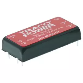 Преобразователь DC-DC модульный TRACO POWER TEN 60-2411N Монтаж: на плату, 2x1 inch; P вых: 60 Вт; #: 1; U вх: 18...36 В; Выход: 5 В; Возможности: ДУ