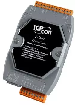 Преобразователь ICP DAS I-7547 Ethernet To HART Converter (Gray Cover) (RoHS)