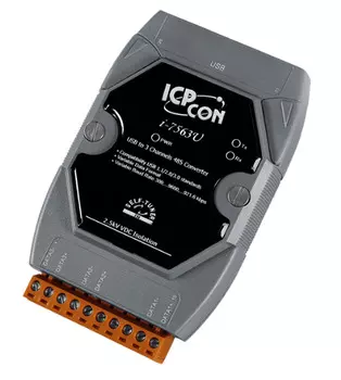 Преобразователь ICP DAS I-7563U CR USB to Isolated RS-485 Active Star Wiring Converter (Windows 8/8.1)