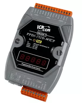 Преобразователь ICP DAS PPDS-752D-MTCP CR Programmable Device Server with PoE, Modbus Gateway, 4 RS-232 ports, 1 RS-485 port and