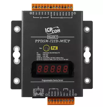 Преобразователь ICP DAS PPDSM-721D-MTCP CR with Metal Case