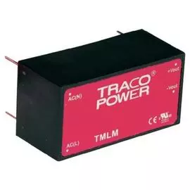 Преобразователь AC-DC сетевой TRACO POWER TMLM 05124 6Watt;24 VDC / 230 mA;power modules for PCB mount;ing with fully encapsulated plastic case, Low r