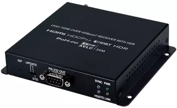 Приемник Cypress CH-1527RXPLV сигналов HDMI 4K/60, ИК, RS-232 с AVLC до 70 м