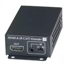 Приемник SC&T HE02EIR HDMI сигнала и сигнала ИК по одному кабелю витой пары CAT6 до 70м (CAT5e до 60