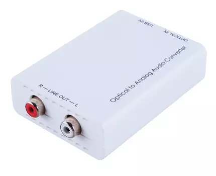 Преобразователь Cypress DCT-1 цифрового аудиосигнала интерфейса TOSLINK в аналоговый стереоаудиосигнал