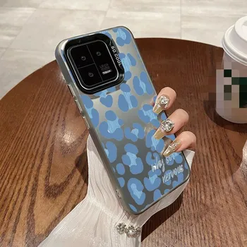 Модный чехол с леопардовым принтом для iPhone 16 Samsung A55 A35 S24 Xiaomi Redmi Note 13 Pro 14C Huawei Honor 200, противоударный чехол-бампер для телефона с защитой от царапин Samsung A54 5G