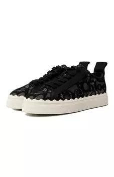 Текстильные кеды Lauren Chlo