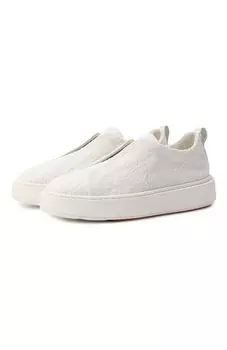 Текстильные кеды Santoni