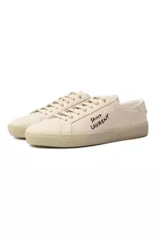 Текстильные кеды Court Classic Saint Laurent