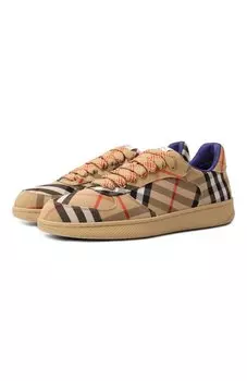 Текстильные кеды Terrace Burberry