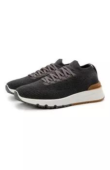 Текстильные кроссовки Brunello Cucinelli