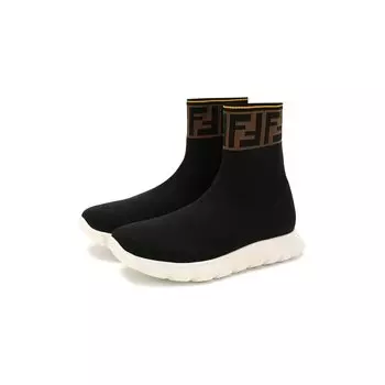 Текстильные кроссовки Fendi
