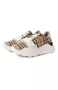 Текстильные кроссовки New Regis Burberry