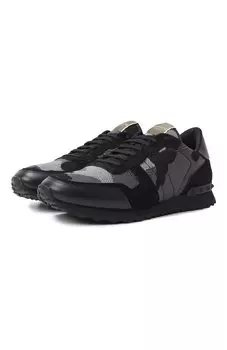 Текстильные кроссовки Rockrunner Valentino