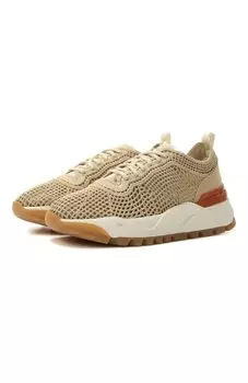 Текстильные кроссовки Santoni