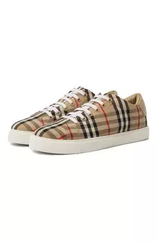 Текстильные кеды Burberry