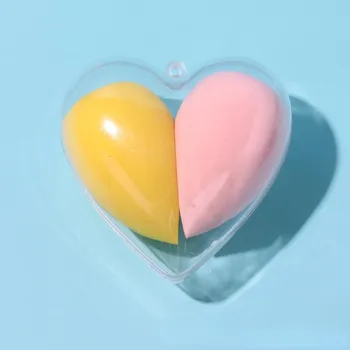 2 шт., губка для макияжа, пудра, сухая и влажная, комбинированная, косметические шарики для красоты, инструменты для основы красный